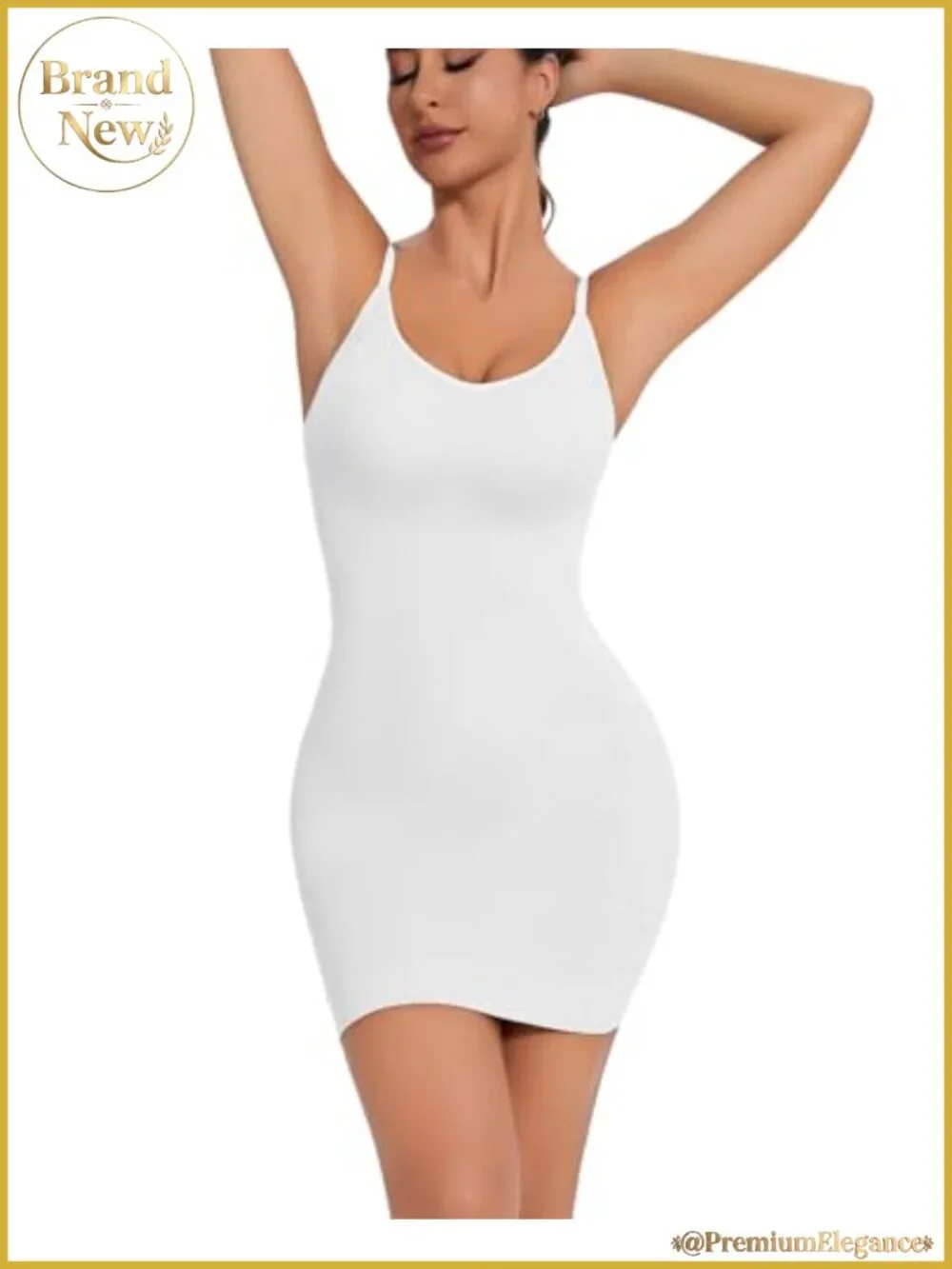 Tummy Control Slip Shapewear for Women Strapless Control Slips